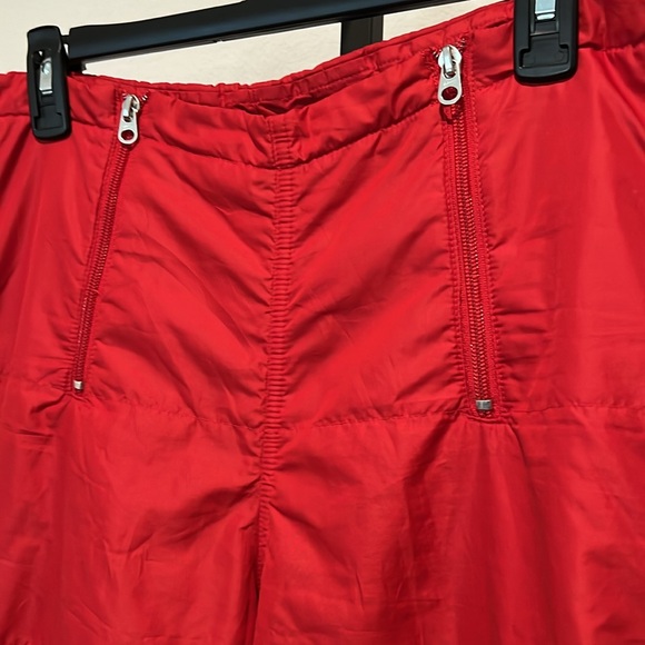 Red Nike Double Front Snow Pants Size M - Picture 3 of 10